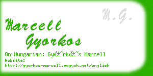 marcell gyorkos business card